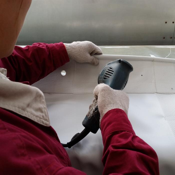 White Single Membrane Biogas Cover